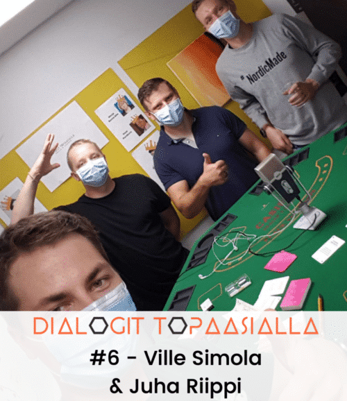 Dialogit Topaasialla #6 - Ville Simola & Juha Riippi - Startup tiimin toiminta