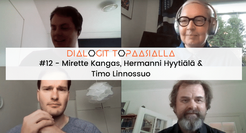 Dialogit Topaasialla #12 - Mirette Kangas, Hermanni Hyytiälä & Timo Linnossuo - Organisaatioinnovaatiot