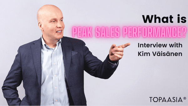 Kim Väisänen, what is peak sales performance like?