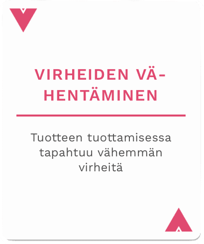 virheiden välttäminen