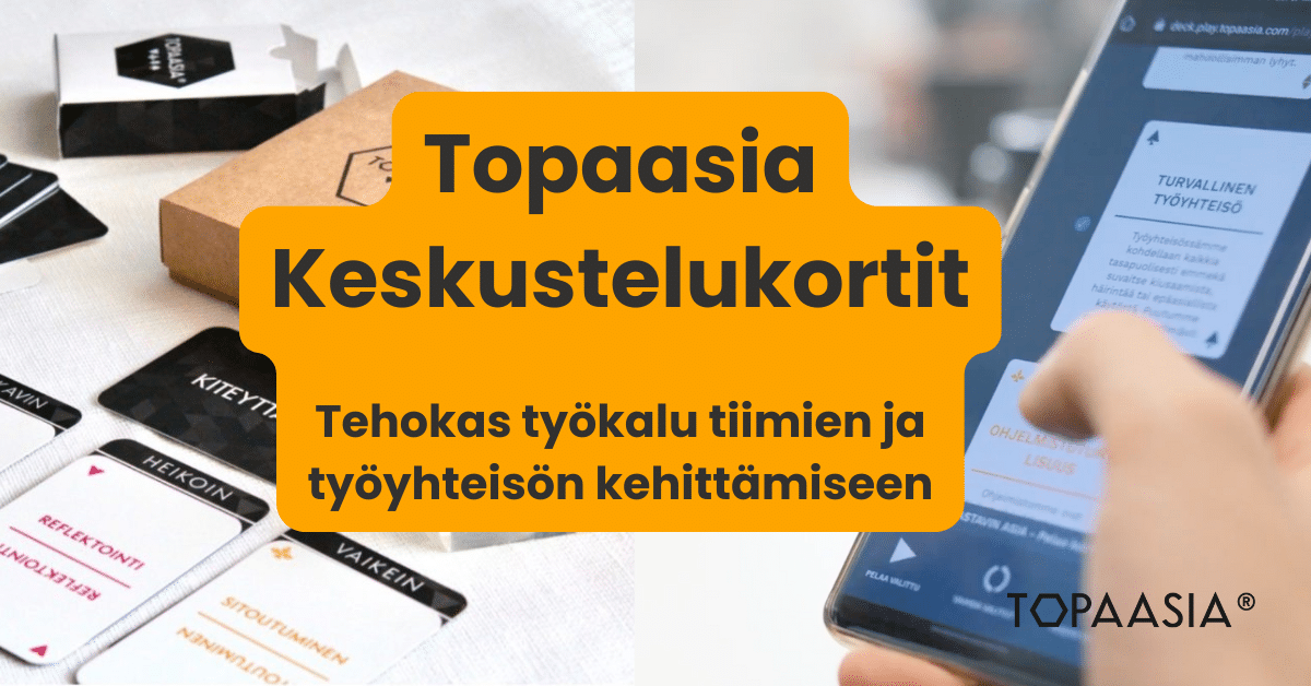 Topaasia Keskustelukortit sivun kansikuva