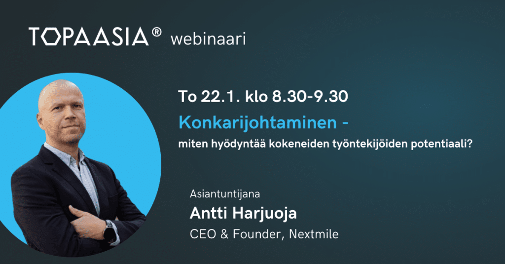 konkarijohtaminen webinaari